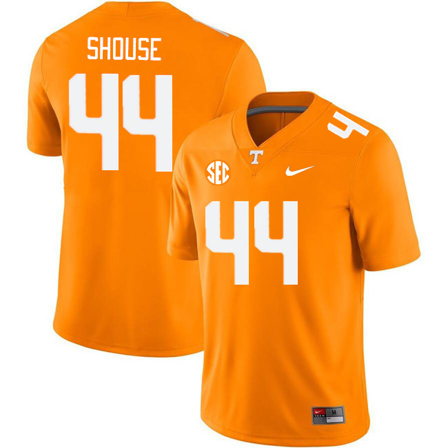Men #44 Luke Shouse Tennessee Volunteers College Football Jerseys Stitched Sale-Orange